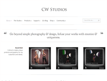 Tablet Screenshot of cwstudios.cwings.net